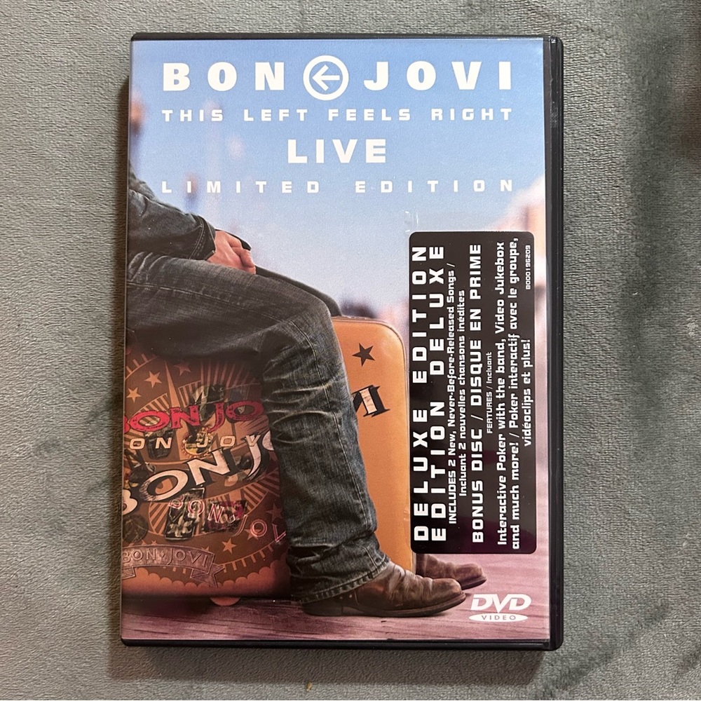 BON JOVI This left feels right LIVE - limited edition DVD